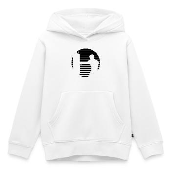Boxeur - Sweat Premium à capuche enfant bio - blanc - Devant - AI Model Kid Female (0cm)