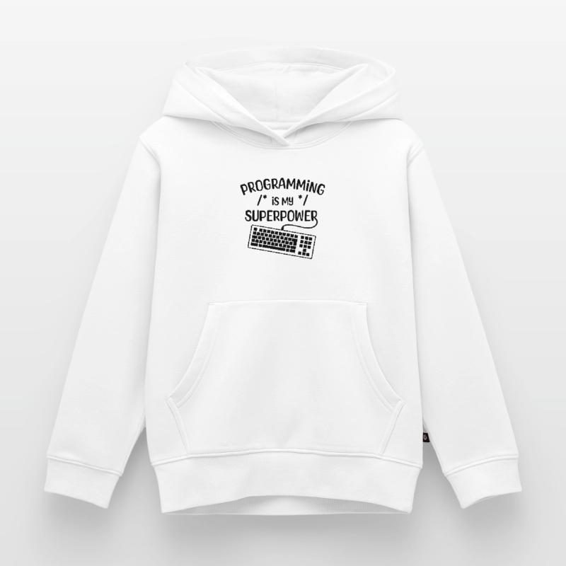 Computer Freak Statement Developer Programmer Kids Premium Organic Hoodie