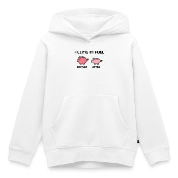 Tanken Lustige Sprüche Zapfsäule Tankstelle - Kinder Premium Organic Hoodie - Weiß - Vorne - AI Model Kid Female (0cm)