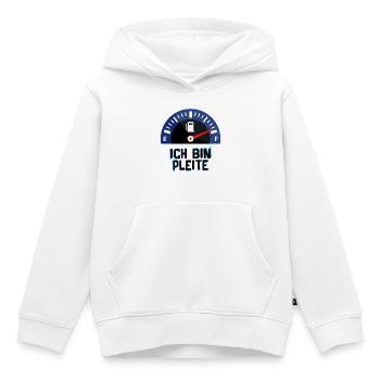 Station-service Essence Énergie Ravitaillement en carburant Électricité - Sweat Premium à capuche enfant bio - blanc - Devant - AI Model Kid Female (0cm)
