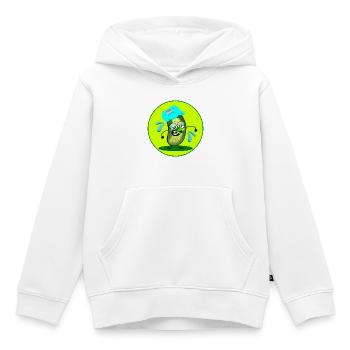 SOMMER SCHWITZEN HITZE GURKE - Kinder Premium Organic Hoodie - Weiß - Vorne - AI Model Kid Female (0cm)