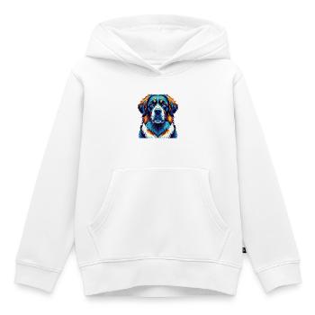 Moscow Watchdog Breed Colorful Cartoon Kawaii - Kids Premium Organic Hoodie - white - Front - AI Model Kid Female (0cm)