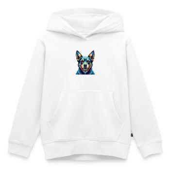 Lancashire Heeler Hunderasse Karikatur Kawaii - Kinder Premium Organic Hoodie - Weiß - Vorne - AI Model Kid Female (0cm)