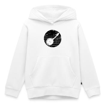 Banjo - Kids Premium Organic Hoodie - white - Front - AI Model Kid Female (0cm)