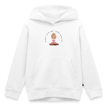 Nicht schlimm, Papa wäscht (Prinzessin) - Kinder Premium Organic Hoodie - Weiß - Vorne - AI Model Kid Female (0cm)