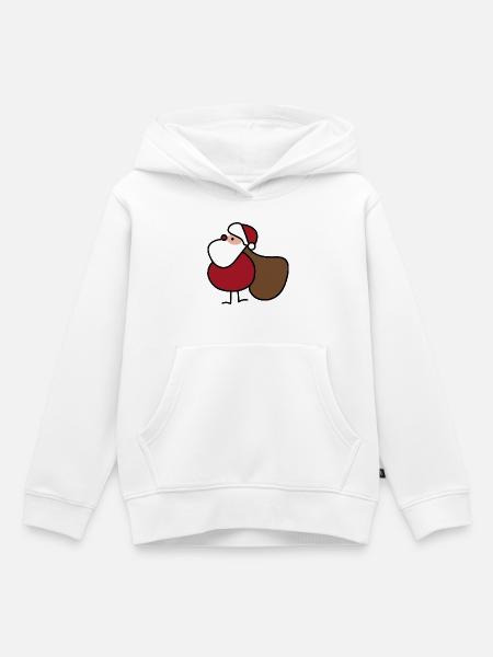 Weihnachtsmann - Kinder Premium Organic Hoodie - Weiß