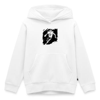 American Footballer - Kinder Premium Organic Hoodie - Weiß - Vorne - AI Model Kid Female (0cm)