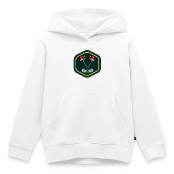 WEIHNACHTSGESCHENKE GOLFSPORT - Kinder Premium Organic Hoodie - Weiß - Vorne - AI Model Kid Female (0cm)