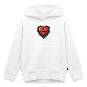 Guard Your Heart - Kinder Premium Organic Hoodie - Weiß - Vorne - AI Model Kid Female (0cm)