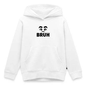 Infuser sourcil - Sweat Premium à capuche enfant bio - blanc - Devant - AI Model Kid Female (0cm)