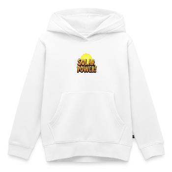 Solar Power! - Kinder Premium Organic Hoodie - Weiß - Vorne - AI Model Kid Female (0cm)