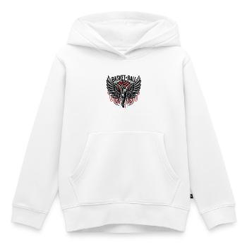 Basketball - Kids Premium Organic Hoodie - white - Front - AI Model Kid Female (0cm)