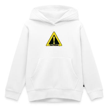 Village Enfant (25) - Sweat Premium à capuche enfant bio - blanc - Devant - AI Model Kid Female (0cm)