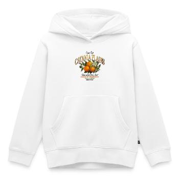Catania Plains Citrus Design - Kids Premium Organic Hoodie - white - Front - AI Model Kid Female (0cm)