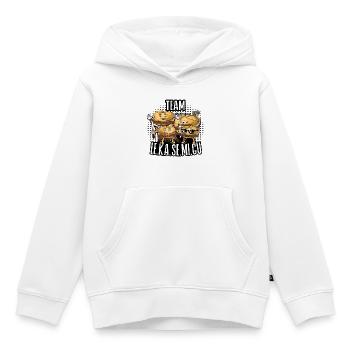 Team Le.Ka.Se.Mi.Gu – Brotzeit Crew - Kinder Premium Organic Hoodie - Weiß - Vorne - AI Model Kid Female (0cm)
