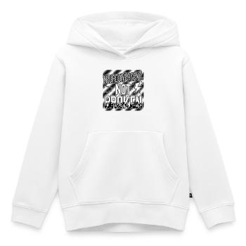 Neurodivergent Not Broken – Neurodiversity Pride - Kinder Premium Organic Hoodie - Weiß - Vorne - AI Model Kid Female (0cm)