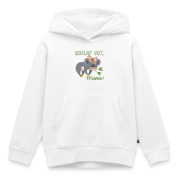 SCHLAFLOSE MAMA MUTTERTAG BABY KOALA - Kinder Premium Organic Hoodie - Weiß - Vorne - AI Model Kid Female (0cm)