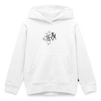 Yoga Lotus - Kinder Premium Organic Hoodie - Weiß - Vorne - AI Model Kid Female (0cm)