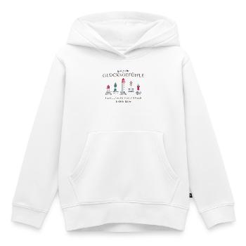 Rügen, Poel, Usedom, Hiddensee Dessin à la main - Sweat Premium à capuche enfant bio - blanc - Devant - AI Model Kid Female (0cm)