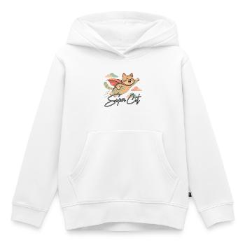 Super Katze Britisch Kurzhaar getigert Geschenk - Kinder Premium Organic Hoodie - Weiß - Vorne - AI Model Kid Female (0cm)