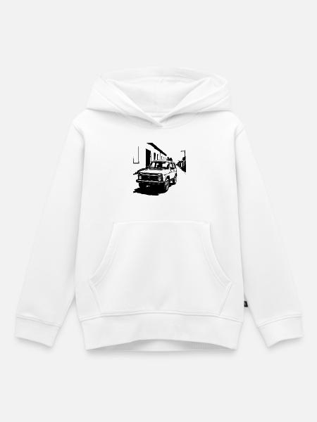 Offroad-Legende Klassik - Kinder Premium Organic Hoodie - Weiß