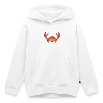 Cancer - Sweat Premium à capuche enfant bio - blanc - Devant - AI Model Kid Female (0cm)