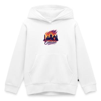 Ville d’Odessa Ukraine Perle au bord de la mer Cadeau - Sweat Premium à capuche enfant bio - blanc - Devant - AI Model Kid Female (0cm)