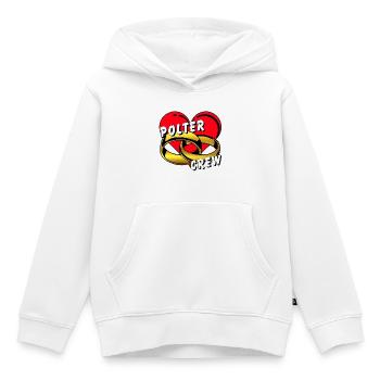 Polter Crew , Junggesellenabschied ............... - Kinder Premium Organic Hoodie - Weiß - Vorne - AI Model Kid Female (0cm)