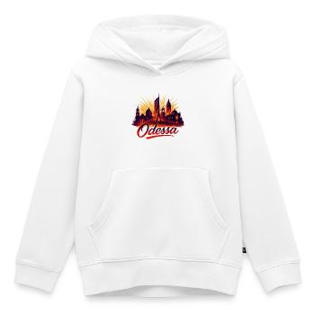 Ville d’Odessa Ukraine Perle au bord de la mer Cadeau - Sweat Premium à capuche enfant bio - blanc - Devant - AI Model Kid Female (0cm)
