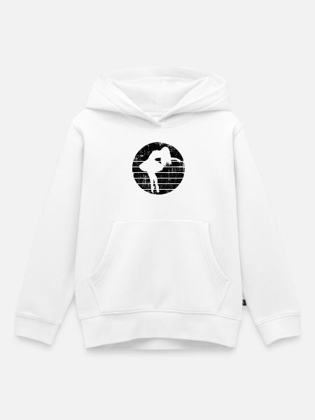 Ballettmädchen - Kinder Premium Organic Hoodie - Weiß
