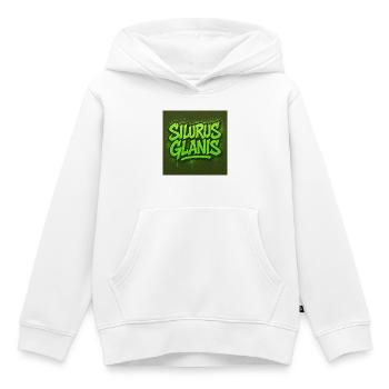 Journée Silurus Glanis - Sweat Premium à capuche enfant bio - blanc - Devant - AI Model Kid Female (0cm)
