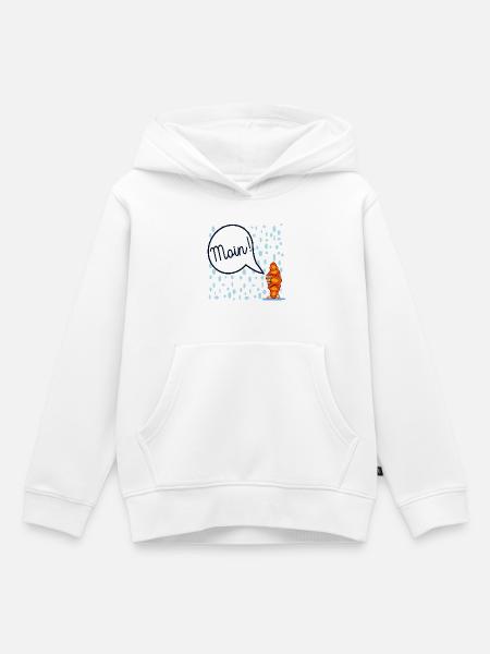 HAMBURG MOIN FRANZBRÖTCHEN - Kinder Premium Organic Hoodie - Weiß