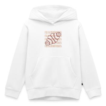 SCHRIFTZUG FRANZBRÖTCHEN GEBÄCK HAMBURG - Kinder Premium Organic Hoodie - Weiß - Vorne - AI Model Kid Female (0cm)