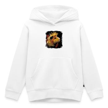 Meerschweinchen Punkrock - Kinder Premium Organic Hoodie - Weiß - Vorne - AI Model Kid Female (0cm)