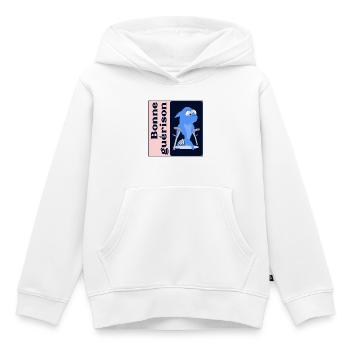Bonne guérison Pieds - Sweat Premium à capuche enfant bio - blanc - Devant - AI Model Kid Female (0cm)