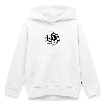Islam - Religion Design - Kinder Premium Organic Hoodie - Weiß - Vorne - AI Model Kid Female (0cm)