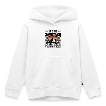 Berg und Zinnen, Spitzname der Himmelfahrt - Kinder Premium Organic Hoodie - Weiß - Vorne - AI Model Kid Female (0cm)
