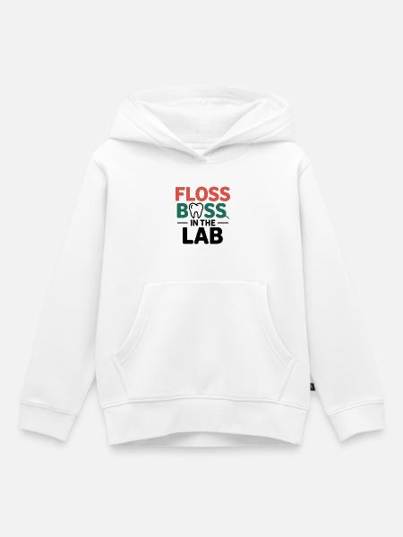 Dentallaborant Kunst - Kinder Premium Organic Hoodie - Weiß