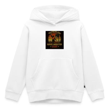 Basketball Europameister 2025 Deutschland - Kinder Premium Organic Hoodie - Weiß - Vorne - AI Model Kid Female (0cm)