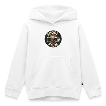 Shoot Film Retro Camera - Kids Premium Organic Hoodie - white - Front - AI Model Kid Female (0cm)