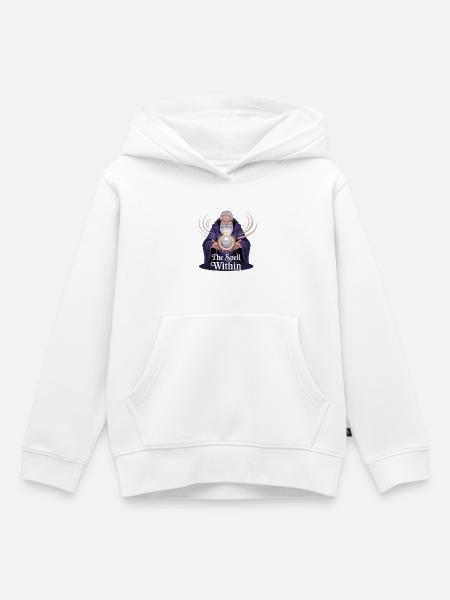 Magier Zauberer - Kinder Premium Organic Hoodie - Weiß