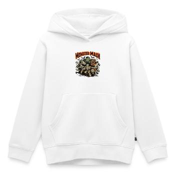 Purée de monstres - Sweat Premium à capuche enfant bio - blanc - Devant - AI Model Kid Female (0cm)