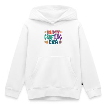 À l’époque de l’artisanat - Sweat Premium à capuche enfant bio - blanc - Devant - AI Model Kid Female (0cm)