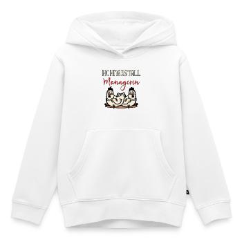 Weihnachten Hühner Hühnerstall Managerin - Kinder Premium Organic Hoodie - Weiß - Vorne - AI Model Kid Female (0cm)