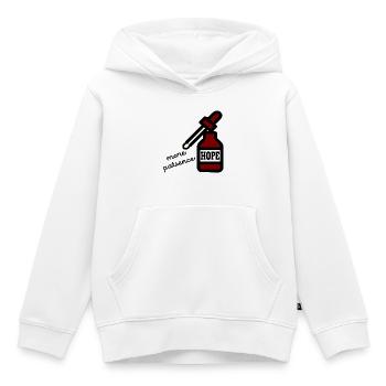 Hoffnung Geduld - Kinder Premium Organic Hoodie - Weiß - Vorne - AI Model Kid Female (0cm)