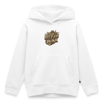 Steampunk Ästhetik & Retro - Kinder Premium Organic Hoodie - Weiß - Vorne - AI Model Kid Female (0cm)