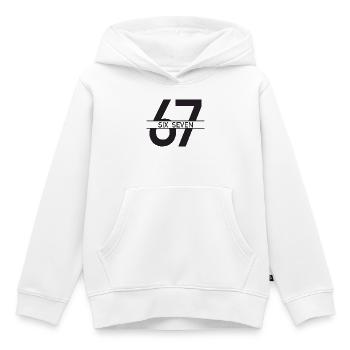 67 Six Seven Meme 6 7 Clean - Kinder Premium Organic Hoodie - Weiß - Vorne - AI Model Kid Female (0cm)