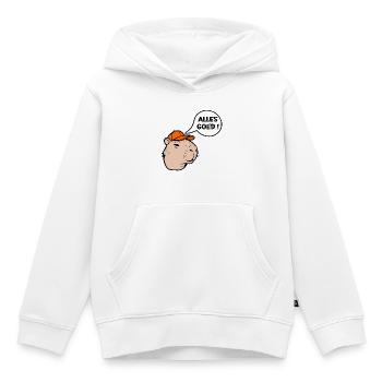 Alles gut - Kinder Premium Organic Hoodie - Weiß - Vorne - AI Model Kid Female (0cm)