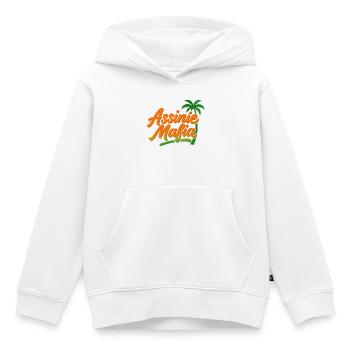 Assinie-Mafia - Kinder Premium Organic Hoodie - Weiß - Vorne - AI Model Kid Female (0cm)