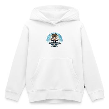 Magier auf Portal der Juwelen - Kinder Premium Organic Hoodie - Weiß - Vorne - AI Model Kid Female (0cm)